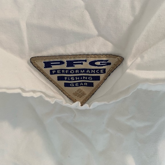 Men’s Colombia Performance Cotton Shirt White Sz L - Picture 5 of 8